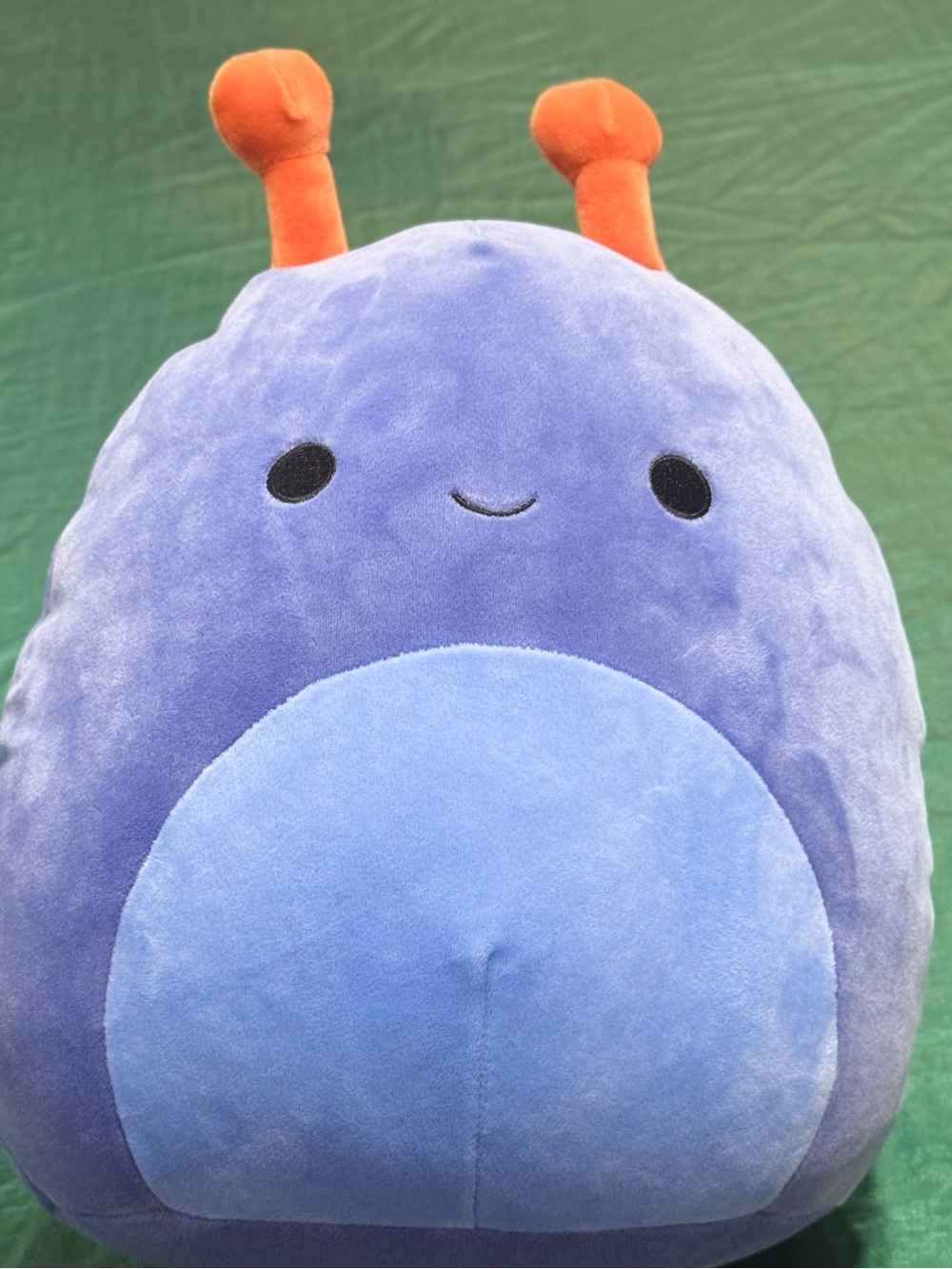 Original Squishmallows Preeti the Slug soft plush blue